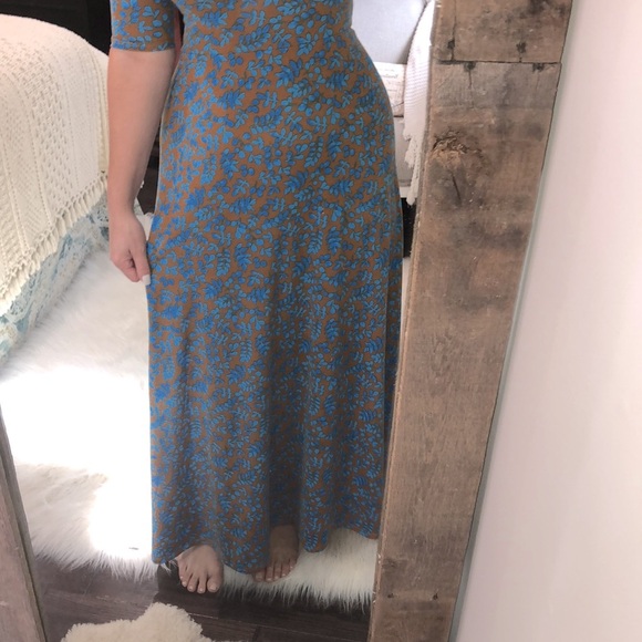 Lularoe small beautiful floral maxi dress - Picture 4 of 7